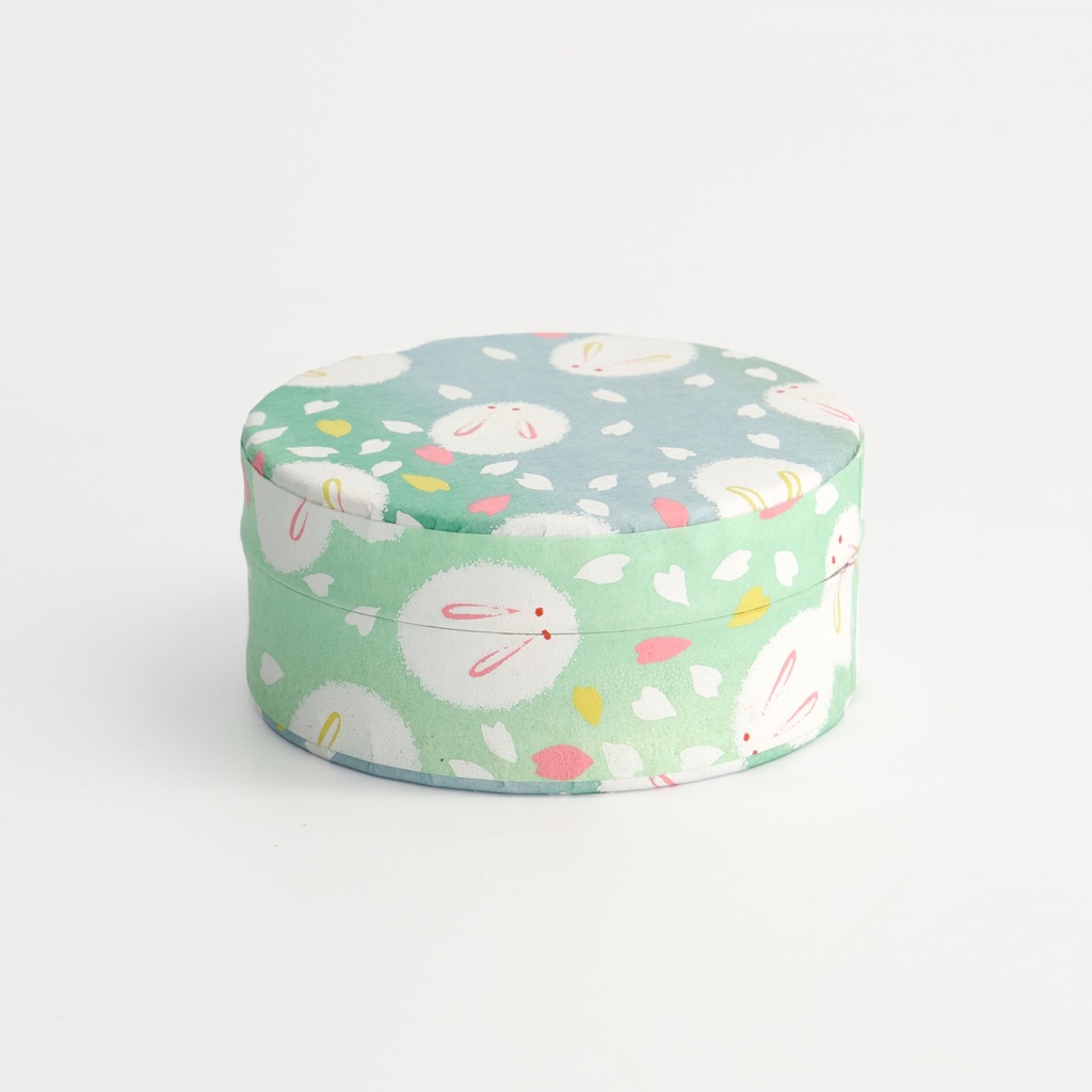 Matcha with Rabbit Usagi Tea Container 7.5x3.3cm 30g Green 21755 1/72