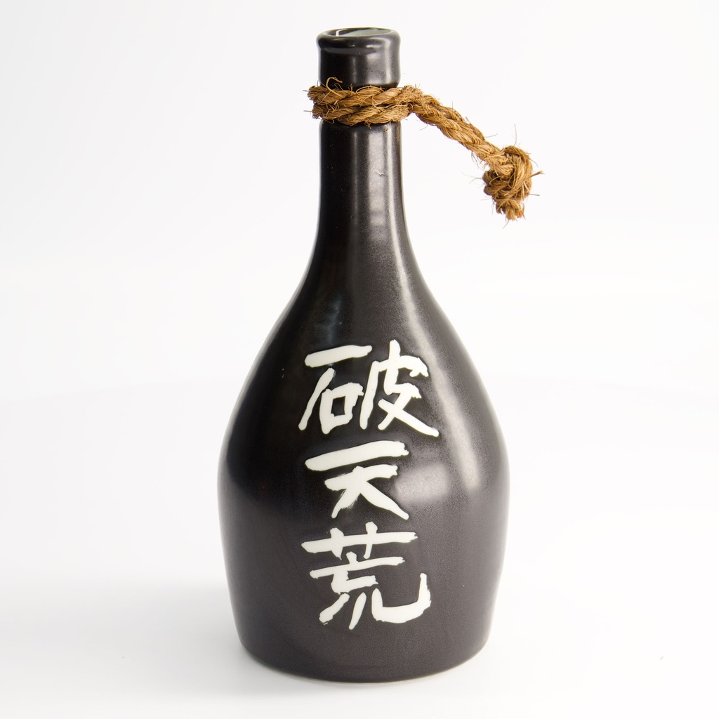 Sake Bottle Deco 22cm Black (Hatenko) YW-5 1/10
