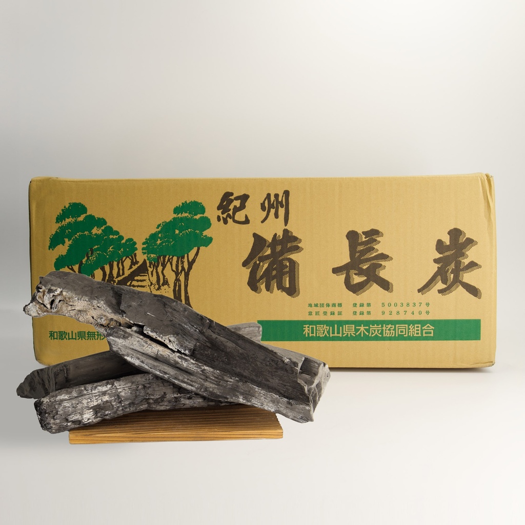 Konro Grill Kishu Binchotan Charcoal Hanmaru Dia.3-6cm 15kg