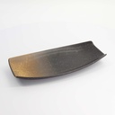 Edo Brown Mixed Plate 14.5x29.8cm A15009W1009 4/24