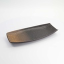 Edo Brown Mixed Plate 16.8x36.2cm A15010W1009 3/18
