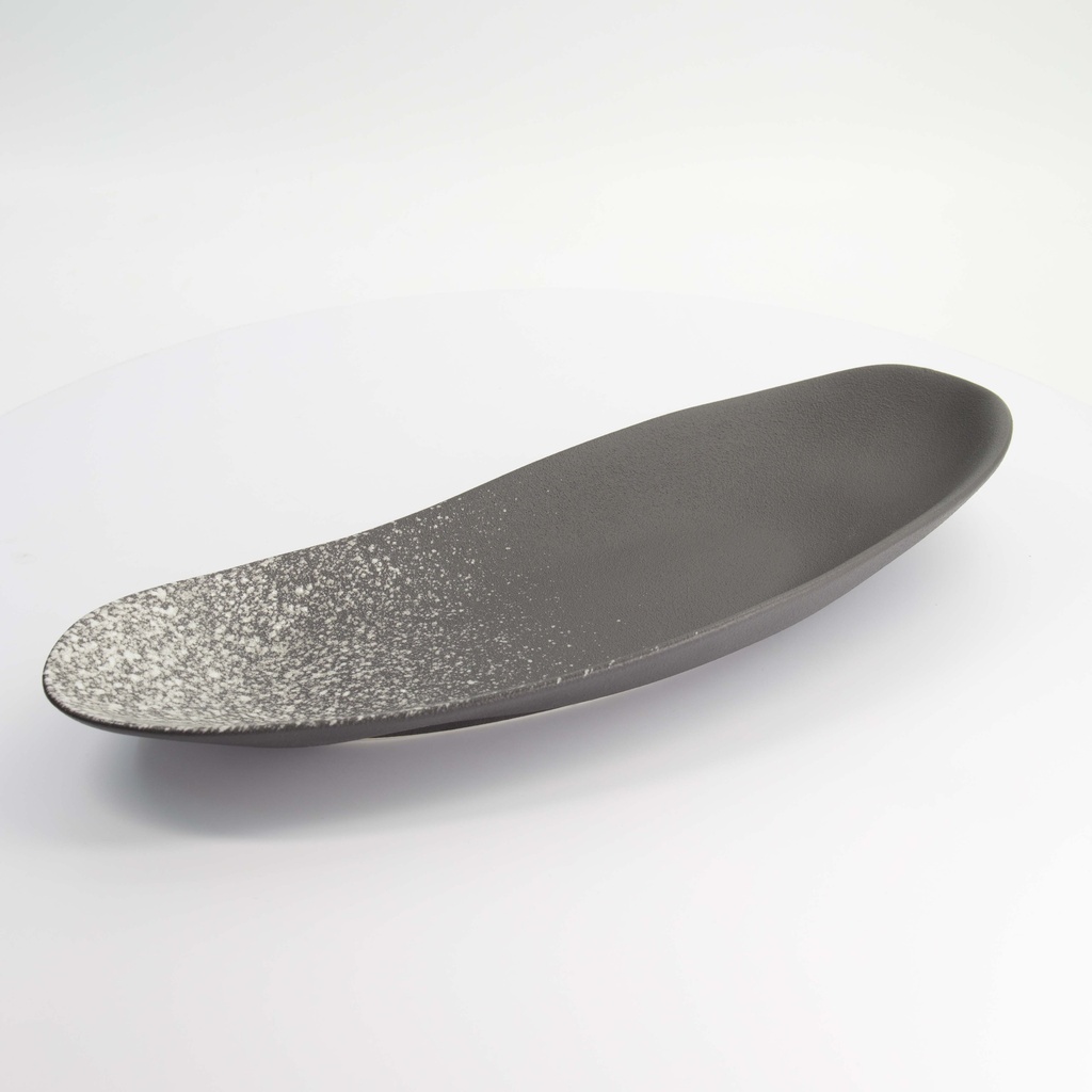 Silver Grey Mixed Plate 17.5x45.7cm A24323W673Y80 2/12