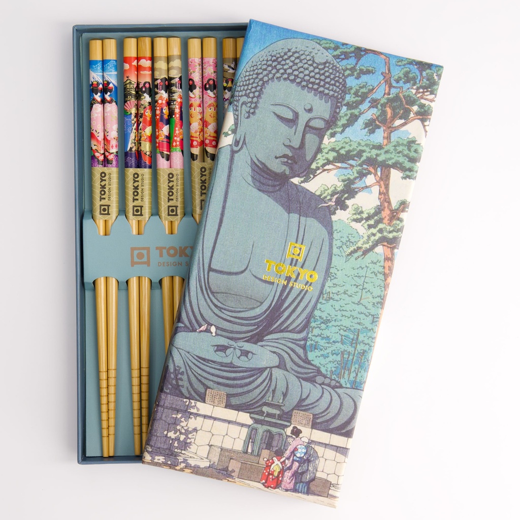 Chopstick Giftset/5 Budha DJB5-603 21879 1/100