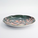 Asakusa Round Plate 25x3cm Kabuki 21888 4/24