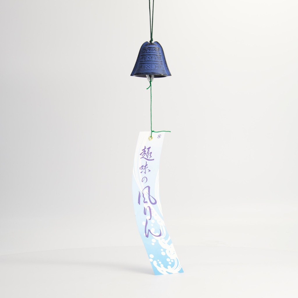 Wind Chime Iron Tsurigame Blue 4.9x5x4.3cm 1/200