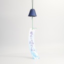 Wind Chime Iron Tsurigame Blue 4.9x5x4.3cm 1/200