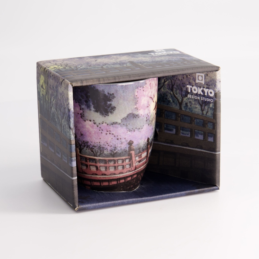 Kawaii Vintage Bashi Mug W/Giftbox 8.5x10.2cm 340ml 21911 1/36