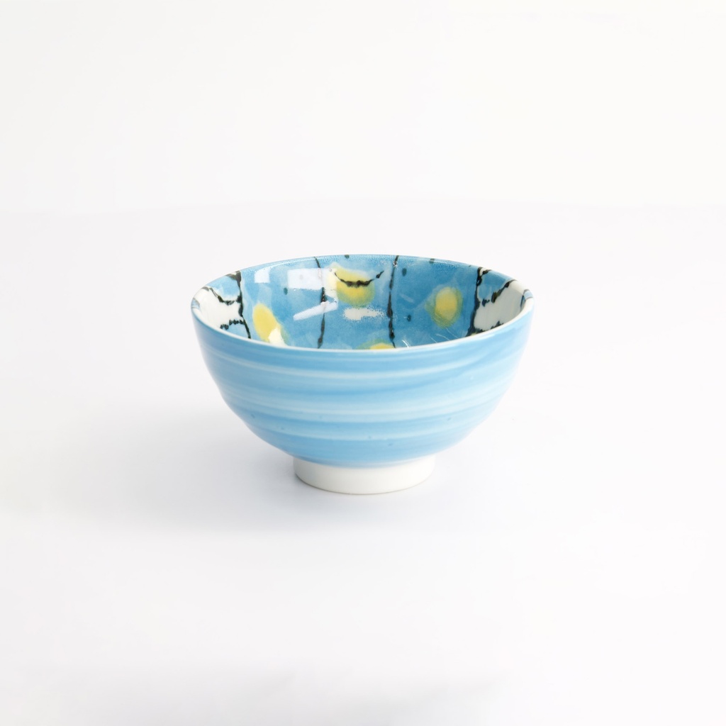 Seafood Rice Bowl 11.2x6.2cm 300ml Crab Light Blue 6/96