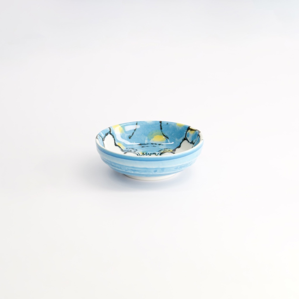 Seafood Dish 9.5x3cm 150ml Crab Light Blue 12/192
