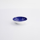 Kawaii Lucky Cat Sauce Plate 9x2.5cm Blue 6/96