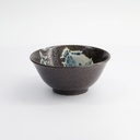 Kawaii Bowl 15x7cm Fugu Brown 6/48