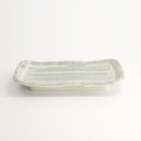 Mino Craft Plate 21x13x3cm Light Blue/White 21993 6/48