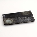 Mino Craft Plate 21x14.5x2.5cm Black 21998 6/36