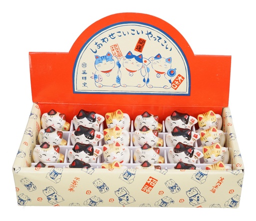 [14979] Lucky Cat 3cm (24pcs/box) 7145 1/30