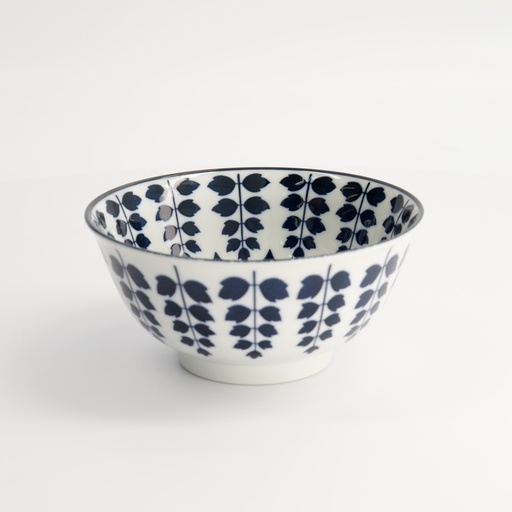 [15406] Mixed Bowls 15x7cm 550ml BL/WH HB-7106 6/48