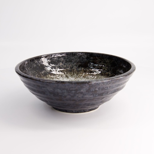 [14448] Minoyaki Eclipse White Ramen Bowl 24.6x8.6cm 1550ml MS-5862/B 2/16