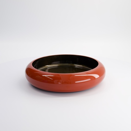 [18318] Sushi Oke Orange/Gold No.8 Outer 27.5x6.2cm Inner 22.2x4.3cm 18318 1/30 