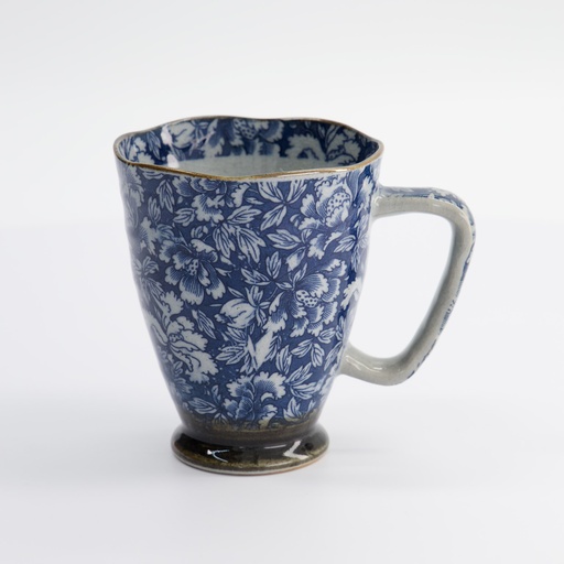 [17720] Mug 9x11cm 400ml Blue/Grey Some Botan MT-9996/A 6/60