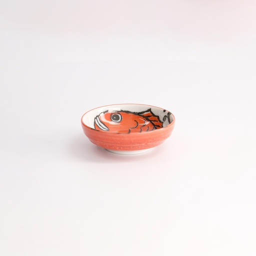 [17766] Seafood Dish 9.5x3cm 150ml Snapper Red HB-9931/A 17766 12/192