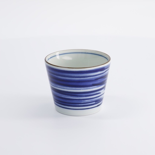 [17840] Cup Straight Blue and White Japan Gosu 8.3x6.5cm 180ml YW-9984/D 17840 12/144