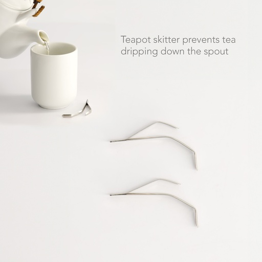 [17562] Kitchen Stainless Steel Teapot Skitter (2pc) C-3518 10/240