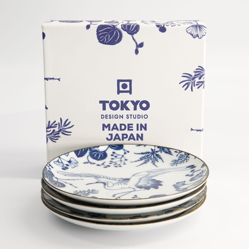 [16851] Flora Japonica Plate Giftset 16x2cm 4pcs TN-8042 1/18