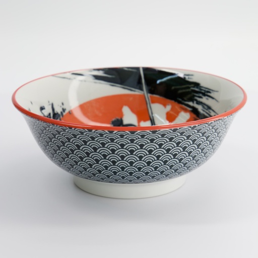 [16857] Asakusa Bowl 20.5x8cm 1250ml Samurai KA-8034/A 4/32