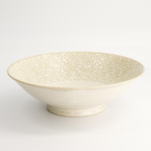 [16865] Mixed Bowls Ramen 25.4x7.8cm 1600ml White Titanium KA-8036/A 3/24