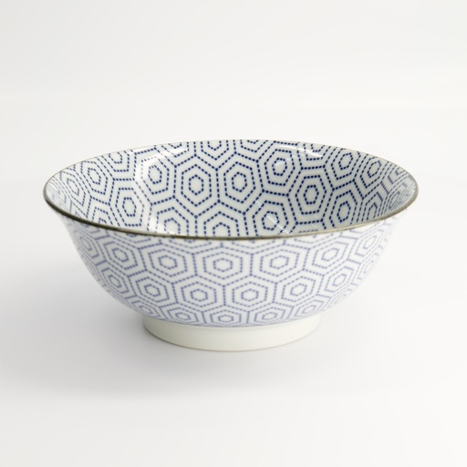 [16871] Mixed Bowls Ramen Kotobuki Kikko 20.5x8cm 1200ml HB-8005/C 3/24