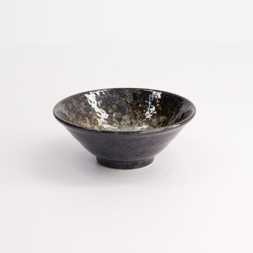 [16881] Minoyaki Eclipse White Deep Bowl 10.7x4cmh 190ml MS-8016/B 12/144