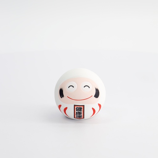 [16913] Daruma White Health 6x6x6cm KT10/WD 1/120