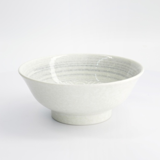 [17436] Ramen Bowl 21.5x9cm 1250ml Masamura Seikaiha White MS-9480 4/24