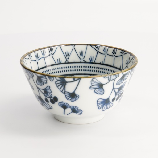 [16699] Flora Japonica Rice Bowl 12x6.4cm 300ml Ivy FK-8021/B 6/72
