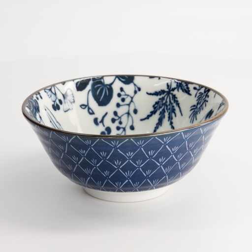 [16703] Flora Japonica Tayo Bowl 15.2x6.7cm 500ml Crane FK-8022/C 6/48