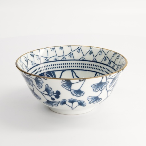 [16704] Flora Japonica Tayo Bowl 15.2x6.7cm 500ml Ivy FK-8022/B 6/48