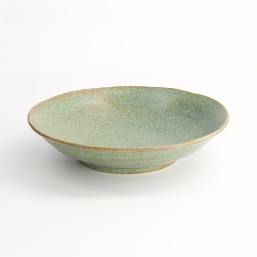 [16661] Vert Sauge Shallow Bowl 20.6x4.1cm YW-7214/VS 6/48