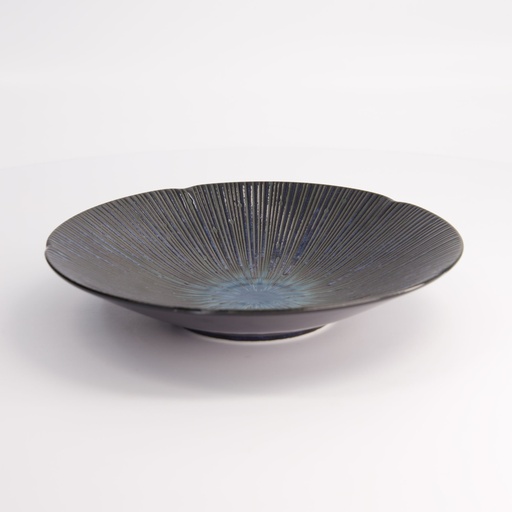 [16390] Sky Blue Deep Plate 22x4cm TN-7020/B 16390 6/36