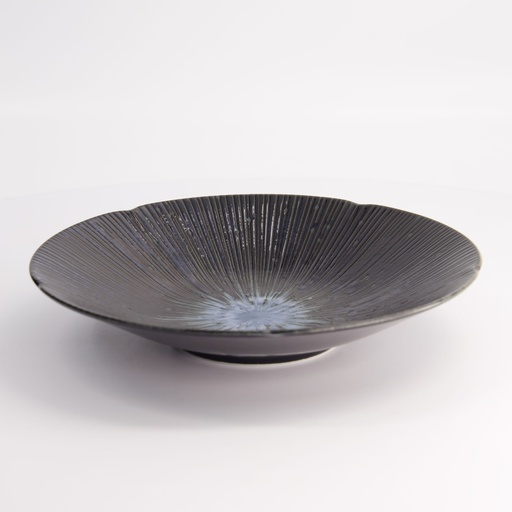[16391] Sky Blue Deep Plate 24x4.5cm TN-7021/B 16391 6/24