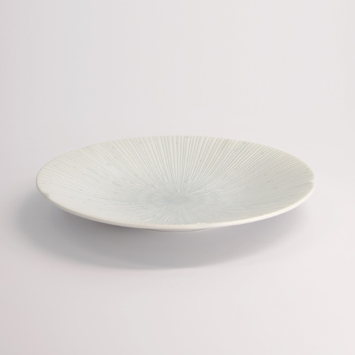 [16396] Sky White Plate 21.5x3.1cm TN-7018/W 16396 6/36