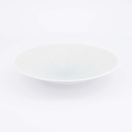 [16398] Sky White Deep Plate 22x4cm TN-7020/W 16398 6/36