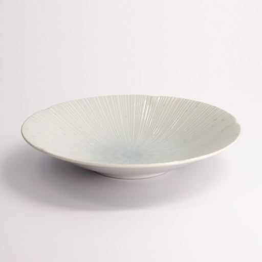 [16398] Sky White Deep Plate 22x4cm TN-7020/W 16398 6/36