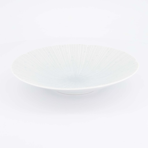 [16399] Sky White Deep Plate 24x4.5cm TN-7021/W 16399 6/24