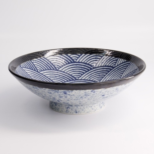 [18580] Aisai Seigaiha Salad Bowl 24x7.5cm 1400ml YT-159-039 18580 2/16