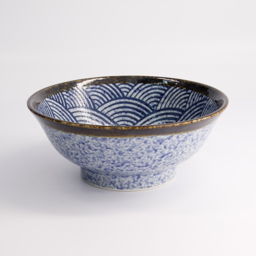 [18581] Aisai Seigaiha Ramen Bowl 21.5x9cm 1300ml YT-159-114 18581 3/24