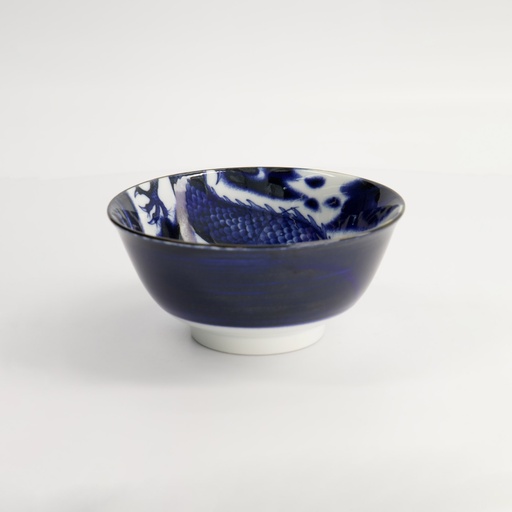 [18759] Japonism Dragon Tayo Bowl 14.7x6.9cm 500ml Blue 6/48