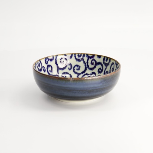 [18907] Ten Karakusa Bowl 15x5.8cm 650ml FK-2106/B 6/48