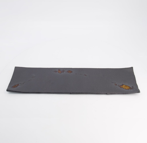 [20693] Mino Craft Rectangular Plate 55x14x2.5cm Black 1/12