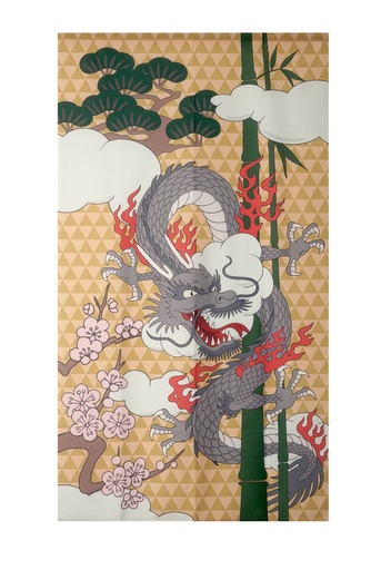 [20829] Noren 85x150cm Goodwill Shochikuume and Unryu    95164