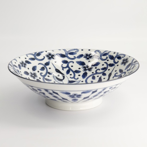 [20963] Tokyo Blue Maizuru Mixed Bowls Ramen 25.4x7.8cm 1600ml 3/18