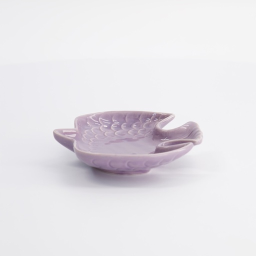 [21040] Swallow Bird Plate 12x11x3cmh Lavender 5/120